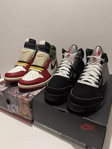 Size 11 - Jordan 5 Black Metallic Reimagined & Jordan 1 High Union LA Chicago SP - Picture 1 of 17
