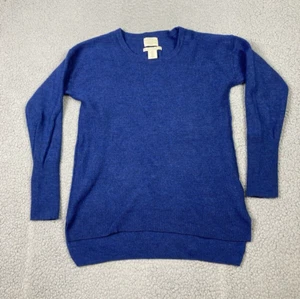 Telluride Clothing Co Sweater Womens Small Blue Extra Fine Merino Wool Pullover - Picture 1 of 7
