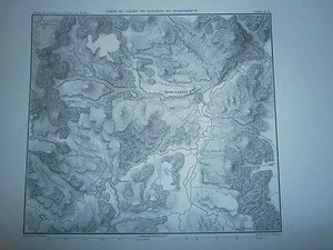 Carte 19° année 1864 Champs de bataille de Moesskirch - Imagen 1 de 1