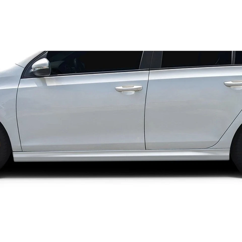 For Volkswagen GTI 10-14 Side Skirt Rocker Panels R400 Look Style Fiberglass - Изображение 1 из 4