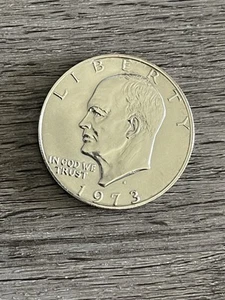 1973-S Eisenhower Silver Dollar - Picture 1 of 3