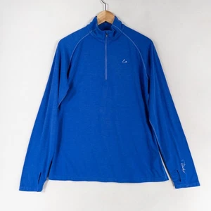 Top Paradox Merino Mezcla Mujer XL Azul 1/4 Cremallera Dri Liberación Capa Base Exterior - Imagen 1 de 8