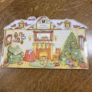 Enesco Memories Of Yesterday Holiday Snapshots Display Sign Christmas - Picture 1 of 11