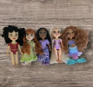 Disney Petite Princess Dolls Little Mermaid Encanto Tangled Frozen Villain 6" - Picture 1 of 19