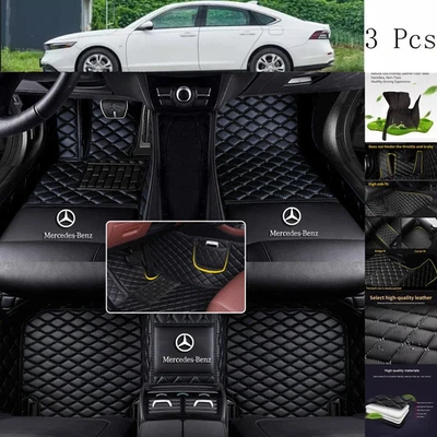 For Mercedes Benz All Model Waterproof Custom Auto Liner Carpets Car Floor Mats Foto 1 de 4