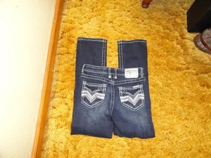 BUCKLE SALVAGE RECKLESS STRAIGHT YOUTH JEANS SIZ 12 R - Picture 1 of 8