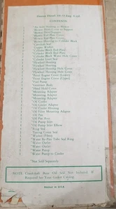 Original Gasket Set 6V-53 Eng 6 cyl Fits Detroit Diesel CS 12232 W M-0-3 - Picture 1 of 11