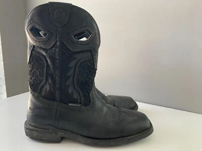 Men’s 11 D Double-H Boots Shadow Phantom Rider Square Soft Toe Waterproof - Image 1 of 4