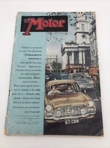 The Motor August 1961 Vintage Car Magazine European Advertising History Racing - Picture 1 of 9