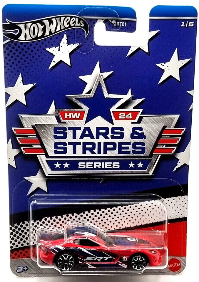 Hot Wheels car Stars & Stripes Series Auto 2013 SRT Viper 1/5