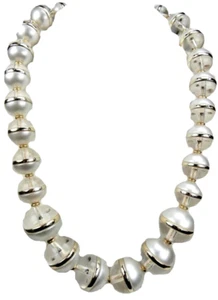 Coldwater Creek Perlina Collana Grande Perla Bianca Oro Argento Lucite Ciondolo - Foto 1 di 4