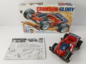 Coche de juguete eléctrico Tamiya Crimson Glory 1990 vintage 1/32 4x4 carreras mini completo - Imagen 1 de 22