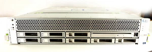 SunFire x4450 4-Xeon 7300s 128GB DDR2 4-146GB HDDs, NIC, SAS Card, 2 PSUs Fiber - Picture 1 of 12
