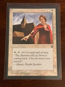 Magic the Gathering Homelands Abbey Matron - Picture 1 of 2