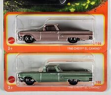 1960 Chevy El Camino / 2er Set / Mauve & Grün / Streichholzschachtel / Kostenloser Versand