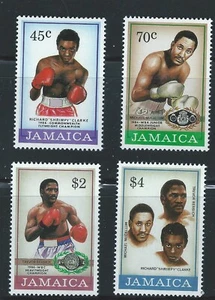 Jamaica Sc 631-4 Boxing Champions R."Shrimpy" Clarke, M. McCallum, T. Berbick - Picture 1 of 5