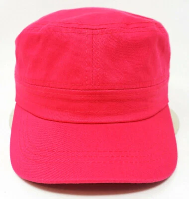 LEADER Cadet Cap Adjustable OSFM Plain Hot Pink Hat NWT - Image 1 of 3