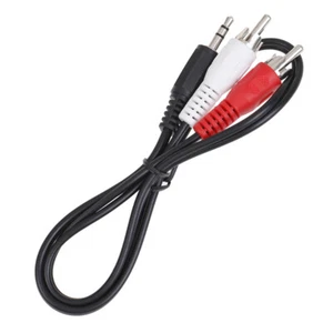 3.5mm jack mini plugto 2 RCA male stereo ohono audio speaker adapter cable J$y - Picture 1 of 9