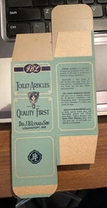 6 Excelsior Toilet Articles  Orig. Folded Boxes - Picture 1 of 2