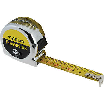 Stanley Classic Powerlock Tape Measure Metric 3m 19mm • 13.95£