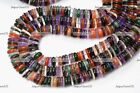 16 Inch Strand 100% Natural Multi Gemstones Smooth Tyre Beads, Size-7.50mm