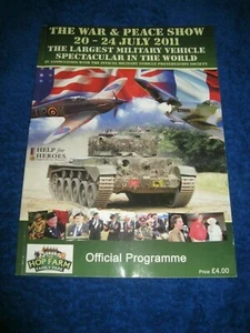 THE WAR & PEACE SHOW OFFIZIELLES PROGRAMM 2011. - Bild 1 von 3