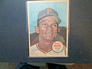 1967 Topps Pin Up Poster Matty Alou Pittsburgh Pirates - Picture 1 of 2