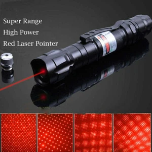 30 Miles 532nm ROJO Penna Puntatore Laser Regolabile 1mw 18650 Batteria Luce GM - Bild 1 von 7