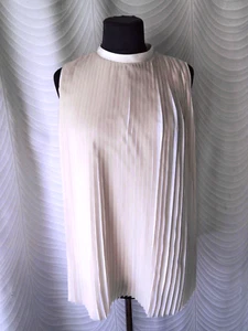 🔻Cos Chiffonbluse Plissee cremeweiß Größe US 10 EU 40 - Bild 1 von 8