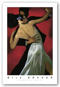 Carmine Cafe von Bill Brauer Tanz Kunstdruck 24x36 - Bild 1 von 1