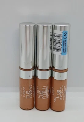 3 Pack L'Oreal True Match Super Blendable Concealer C4-5 Cool Light Medium New - Image 1 of 3
