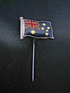 Australian flag metal pin badge hat pin - Picture 1 of 2