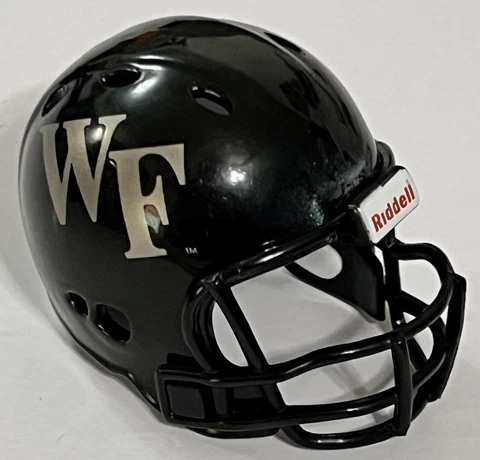 Wake Forest Demon Deacons Riddell Pocket Pro Helmet Mini Helmet Revolution Style Cover