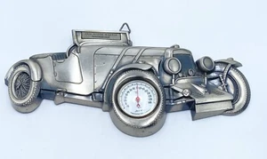 1930 Aston Martin Intl Vintage Metallo Marca Tulipano Fantasia Termometro da Parete Giappone - Foto 1 di 8