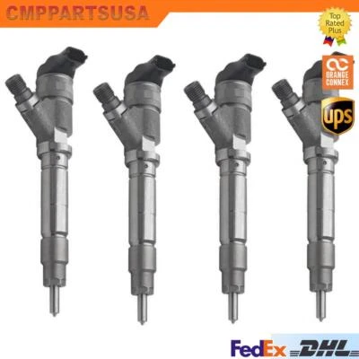 4X Fuel Injector For 04-05 GMC Savana Sierra 2500 3500 6.6 0986435504 0986435504 Foto 1 de 4