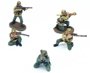 Figurine ABS 1:72 modello pre-costruito squadra cecchini tedesca 5 uomini commando B - Foto 1 di 5