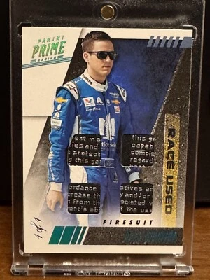 2019 Panini Prime Racing  Quad Firesuit  Relic Alex Bowman 1/1 Laundry Tags 🔥 - Image 1 of 2