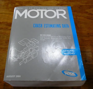 Motor Crash Estimating Guide - General Motors August 2004 VOL.36 NO.9 - Picture 1 of 7