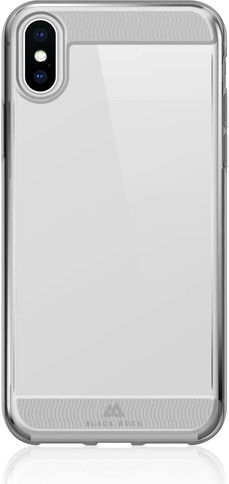 Hama Cover Air Robust per iPhone XS Max Custodia TPU Ultra Protettiva Argento