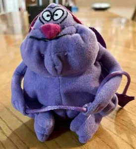 Disney Store Pain Demon Monster Hercules Stuffed Plush Bean Bag Toy 5" VTG B6 - Picture 1 of 4