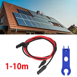 Solarkabel 6mm² 4mm² mit Solarstecker & Solarbuchse für Solarmodule ROT+SCHWARZ - Bild 1 von 12
