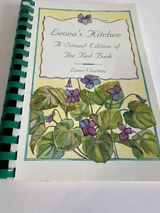 Cookbook Leona's Kitchen A Second Edition Of The Red Book - Picture 1 of 12