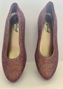 NEW! Girls 11 Heirlooms STORYBOOK Red/Gold Glitter Sparkle Dress SHOES DOROTHY - Picture 1 of 4