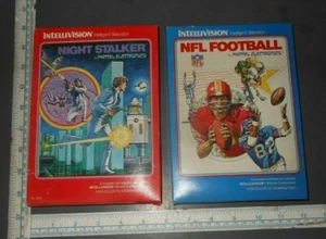 NFL FUSSBALL & NACHT STALKER INTELLIVISION KOMPLETT MIT HANDBÜCHERN - Bild 1 von 2