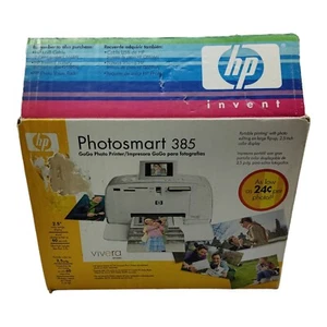 HP PhotoSmart 385 LCD GoGo Compact Photo Printer NOS - Picture 1 of 7