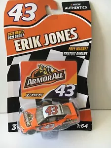 ERIK JONES #43 Armorall NASCAR Authentics 2021 Wave 7 1:64 NEW - Picture 1 of 8