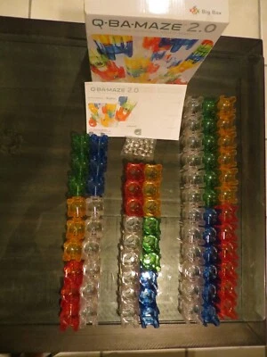 Q Ba Maze 2.0 Big Box Puzzle Marble Run Game Q BA MAZE Run Canicas Mindware Foto 1 de 4