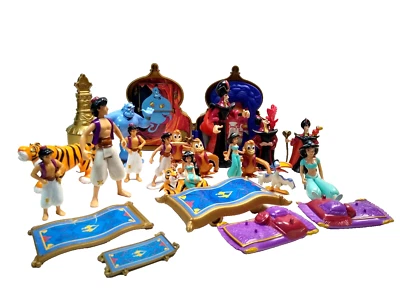 Lote de figuras de acción de juguete vintage de Disney ALADDIN de los años 90 Foto 1 de 4