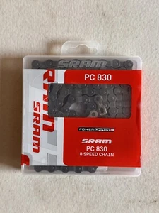 SRAM PC-830 BICYCLE BIKE 1/2X3/32 CHAIN 7/8 Speed New - Picture 1 of 2