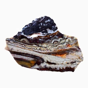 Crazy Lace Agate Slab - Laguna Red Fireworks - Mexican Vintage Quality - Picture 1 of 6